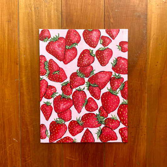 Strawberries Original Painting