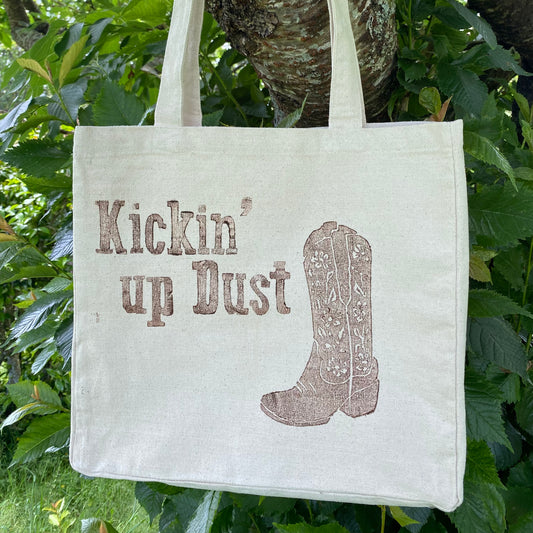 Cowgirl Boot Tote Bag