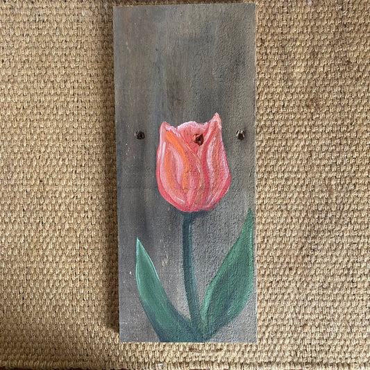 Tulip on Wood